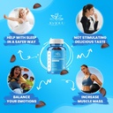 (60 Count) Ashwagandha Gummies KSM-66 - Mixed Berry, Vegan, Plant Based, Non-GMO, Gluten-Free & Gelatin Free Relax, Organic Ashwa Root Extract Supplement for Immune Support 5