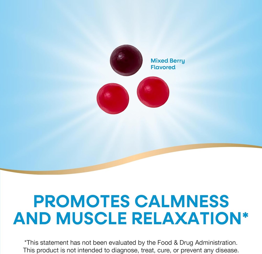 Nature’s Way Magnesium Gummies, Promotes Calm*, with Magnesium Citrate, Raspberry and Blackberry Flavored, 90 Gummies 3