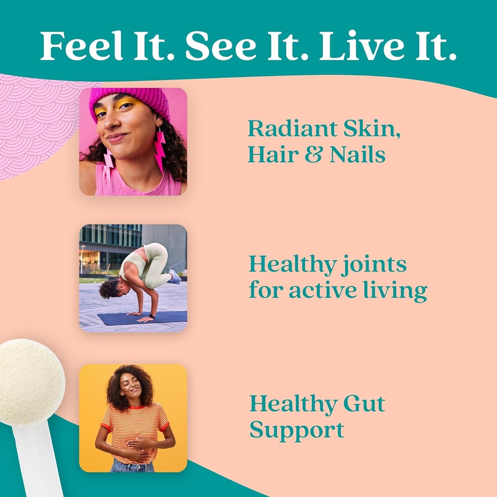 Further Food Chocolate Collagen Peptides Powder, Grass-Fed Pasture-Raised Hydrolyzed Type 1 & 3 Protein, Gut Health + Joint, Hair, Skin, Nails, Paleo Keto Sugar-Free 11.36 oz 5