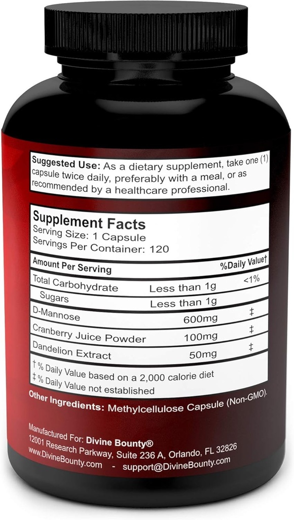D-Mannose & Acetyl L-Carnitine Bundle 4