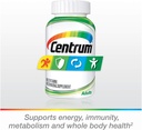 Centrum Adult Multivitamin/Multimineral Supplement with Antioxidants, Zinc, Vitamin D3 and B Vitamins, Gluten Free, Non-GMO Ingredients - 200 Count 6
