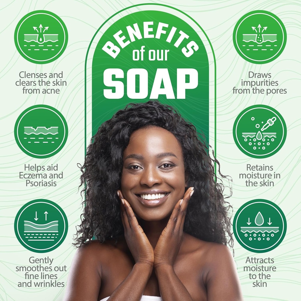 Sea Moss Soap Green Tea Matcha & Aloe Bergamot & Strawberry Sea Moss Gel 4