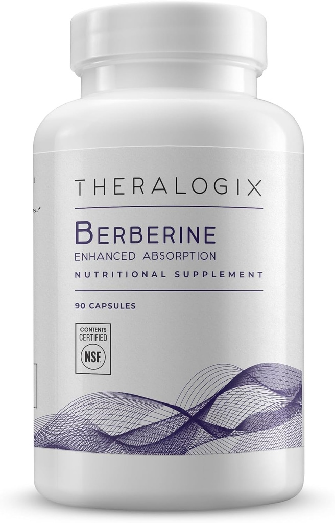 Theralogix Berberine Enhanced Absorption - 90-Day Supply - Made with Berberine Phytosome to Help Support Healthy Metabolism & Hormone Balance* - NSF Certified - 90 Capsules 2