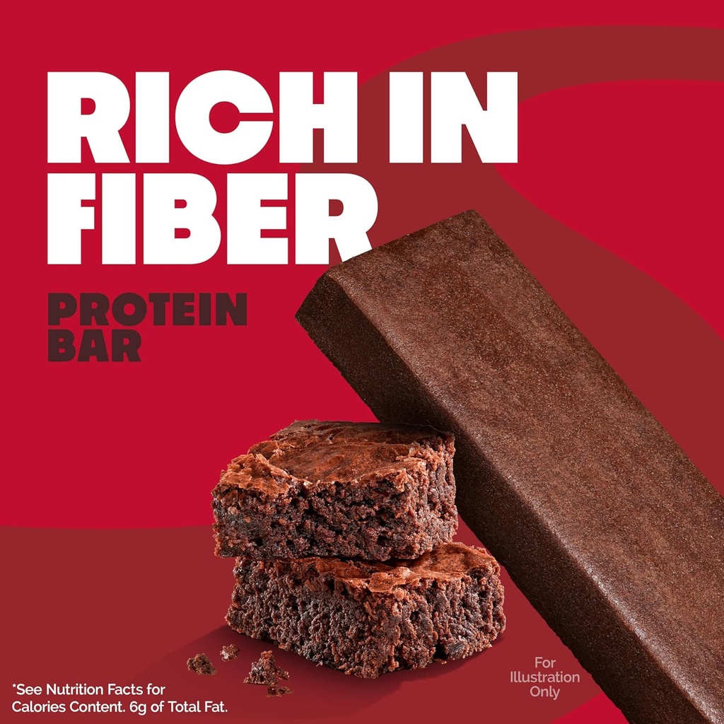 Quest Nutrition Chocolate Brownie Protein Bar, 20g Protein, 1g Sugar, 4g Net Carb, Gluten Free, Gluten Free, 12 Count 5