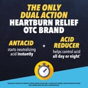 Pepcid Complete Acid Reducer + Antacid for Acid Reflux, 10mg Famotidine, 800mg Calcium Carbonate & 165mg Magnesium Hydroxide per Heartburn Tablet, Antacid Chews, Tropical Fruit, 25 ct 4