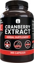 PURE ORIGINAL INGREDIENTS Cranberry Extract (365 Capsules) No Magnesium Or Rice Fillers, Always Pure, Lab Verified 2