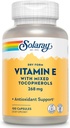 SOLARAY Vitamin E 400 IU (268mg), Dry Form - Natural Source, Mixed Tocopherols Vitamin E - Antioxidant Supplement, PMS and Menopause Support - 60-Day Guarantee, Lab Verified - 100 Serv, 100 Capsules 2