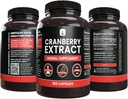 PURE ORIGINAL INGREDIENTS Cranberry Extract (365 Capsules) No Magnesium Or Rice Fillers, Always Pure, Lab Verified 5