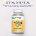 SOLARAY Vitamin E 400 IU (268mg), Dry Form - Natural Source, Mixed Tocopherols Vitamin E - Antioxidant Supplement, PMS and Menopause Support - 60-Day Guarantee, Lab Verified - 100 Serv, 100 Capsules 4
