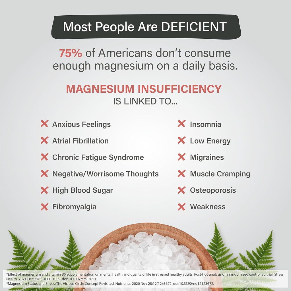 Organixx Magnesium Glycinate Supplement for Support Sleep, Muscle & Heart Health, 7 Type Magnesium Complex with Vitamin B6, Manganese Citrate, Gluten Free, Vegan, Non GMO, High Absorption, 90 Capsules 6