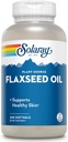 SOLARAY Flaxseed Oil 3000 mg with Omega 3 6 9, Flax Seed Softgels for Skin Health, Triple Omega Supplement, Non-GMO, Gluten Free, Lab Verified - 60-Day Guarantee - 80 Servings, 240 Softgels 2