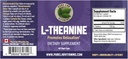 Pure Lab Vitamins L-Theanine 250mg - 60 Vegi-Caps Made in Canada 3