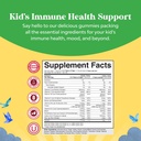 Natures Craft Plant Based Kids Multivitamin Gummies - Multivitamin for Kids Immunity Support Gummies with Vitamins A C D3 E B and Zinc Gelatin and Gluten Free Non-GMO Vitamins Gummy Formula 120ct 4