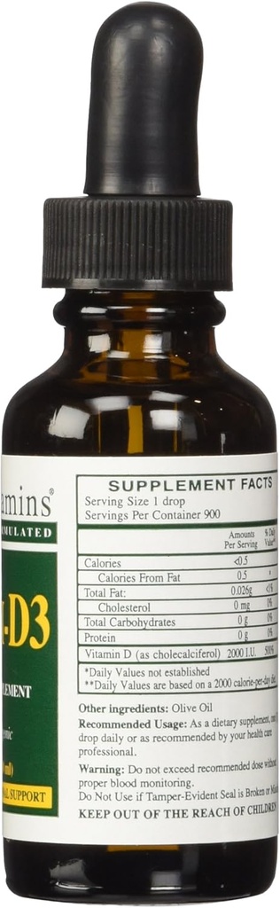 Rx Vitamins Liqui-d3 2000 Iu, 1 Fl Oz (Pack of 1) 3