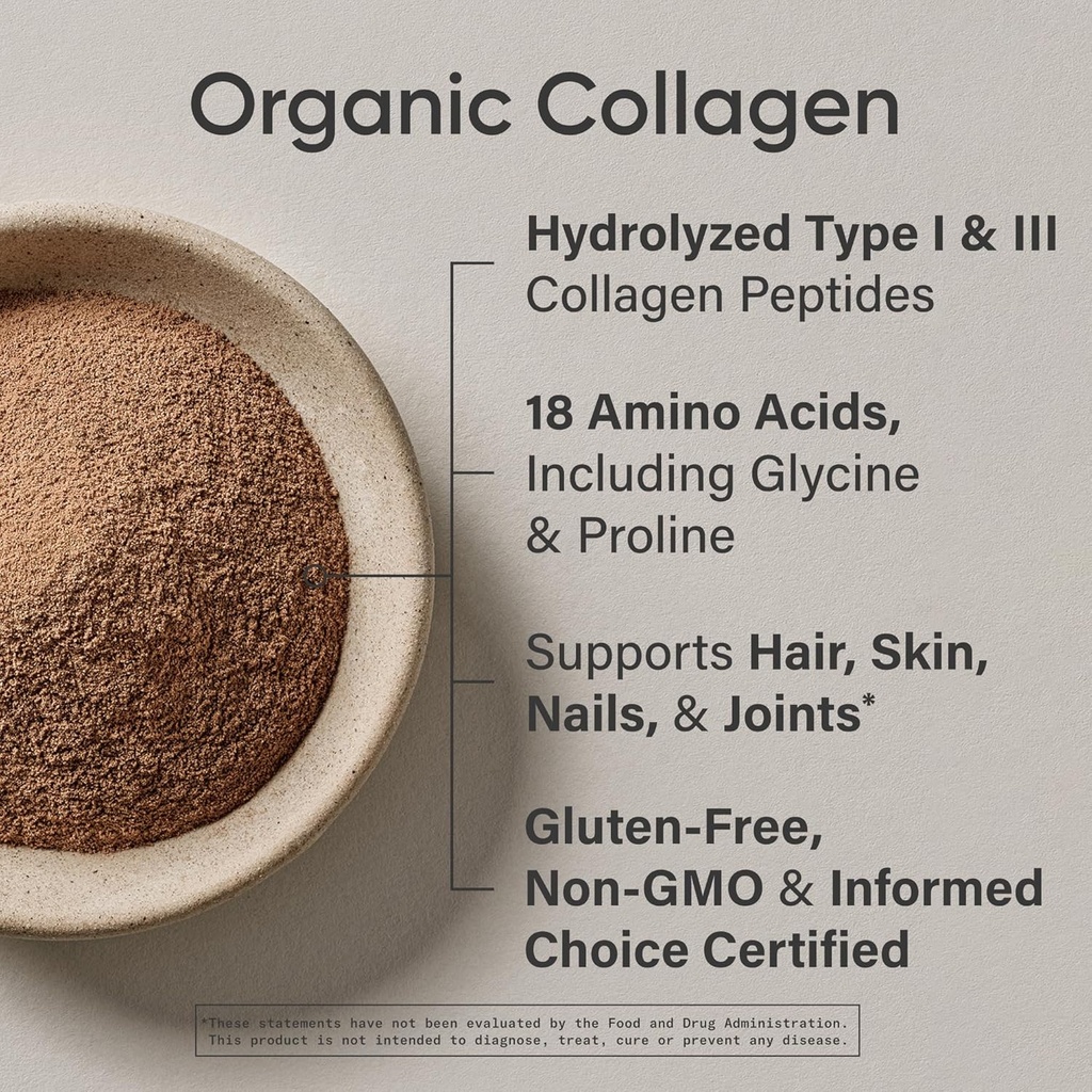 Sports Research Collagen Peptides - Hydrolyzed Type 1 & 3 Collagen Powder Protein Supplement for Healthy Skin, Nails, & Joints - Easy Mixing Vital Nutrients & Proteins, Collagen for Women & Men 5