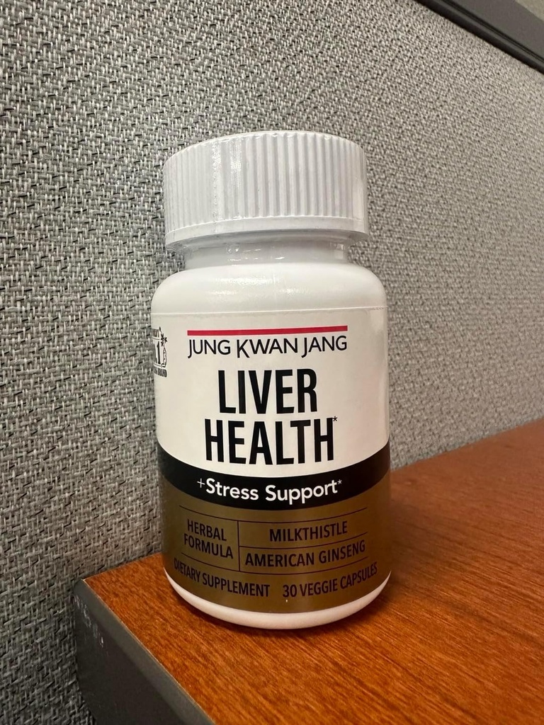 JUNG KWAN JANG Liver Health Supplement with Milk Thistle 260mg (Silymarin) and American Ginseng 1,000mg - Fatty Liver Detox Cleanse & Repair Support - 30 Capsules for Men and Women 3