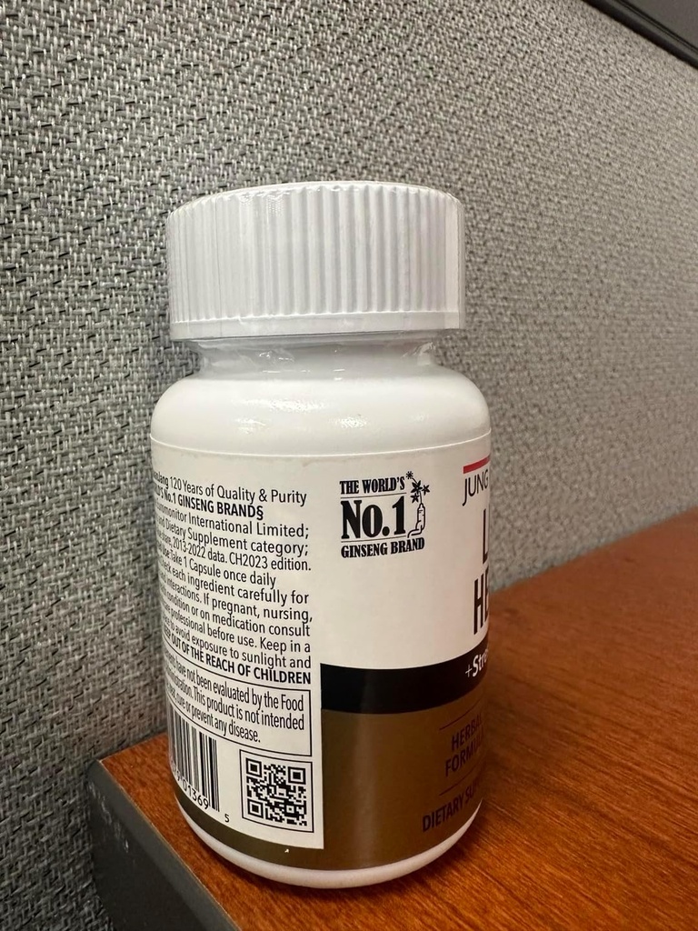 JUNG KWAN JANG Liver Health Supplement with Milk Thistle 260mg (Silymarin) and American Ginseng 1,000mg - Fatty Liver Detox Cleanse & Repair Support - 30 Capsules for Men and Women 4