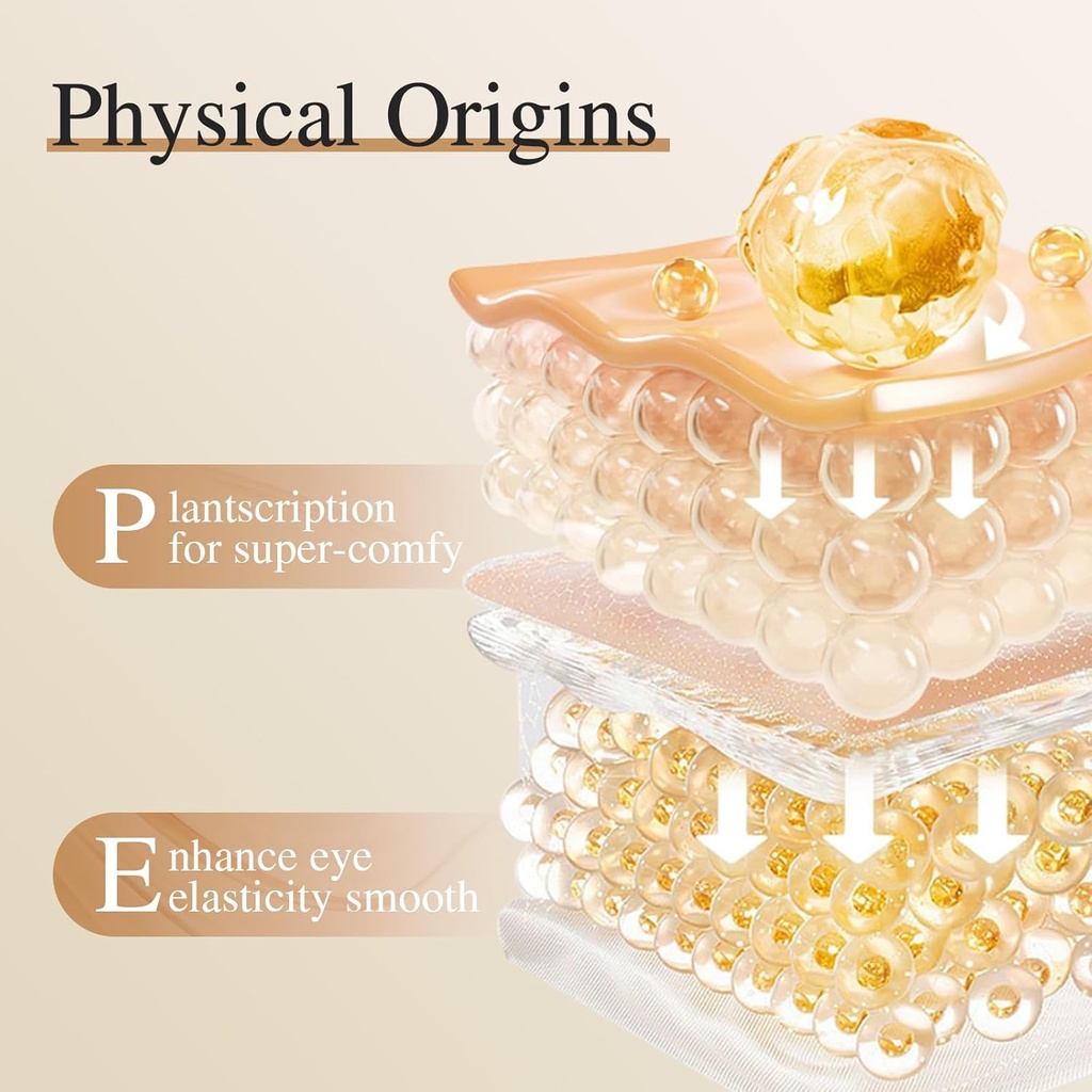 Under Eye Patches, 40 Pairs 24K Gold Eye Masks with Collagen, Eye Patches for Puffy Eyes, Dark Circles & Wrinkles, Under Eye Masks for Skin Care Set, Gel Pads Spa Gifts for Women & Men 6