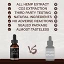 Hemp Oil -4 Packs Maximum Strength - Pure & CO2 Extract Drops - 100% Natural Organic, Vegan, Non-GMO Free 6