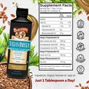 Barlean's Vegan Omega Liquid Flax and Algae Oil Plant Based EPA DHA Supplement from Algal Oil and Organic Flaxseed, Omegas 3 6 and 9 Fatty Acid Supplements, 16 Ounces 3