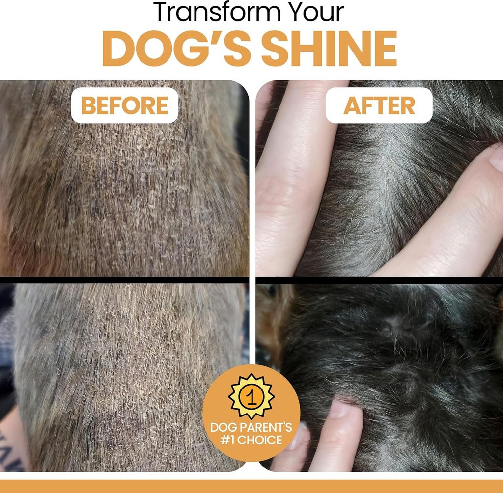 Salmon Oil for Dogs and Cats, 32 oz - Omega-Rich Supplement for Healthy Skin & Coat, Joint & Immune Support - All-Natural Fish Oil Liquid - Premium Pet Care, Made in USA 5