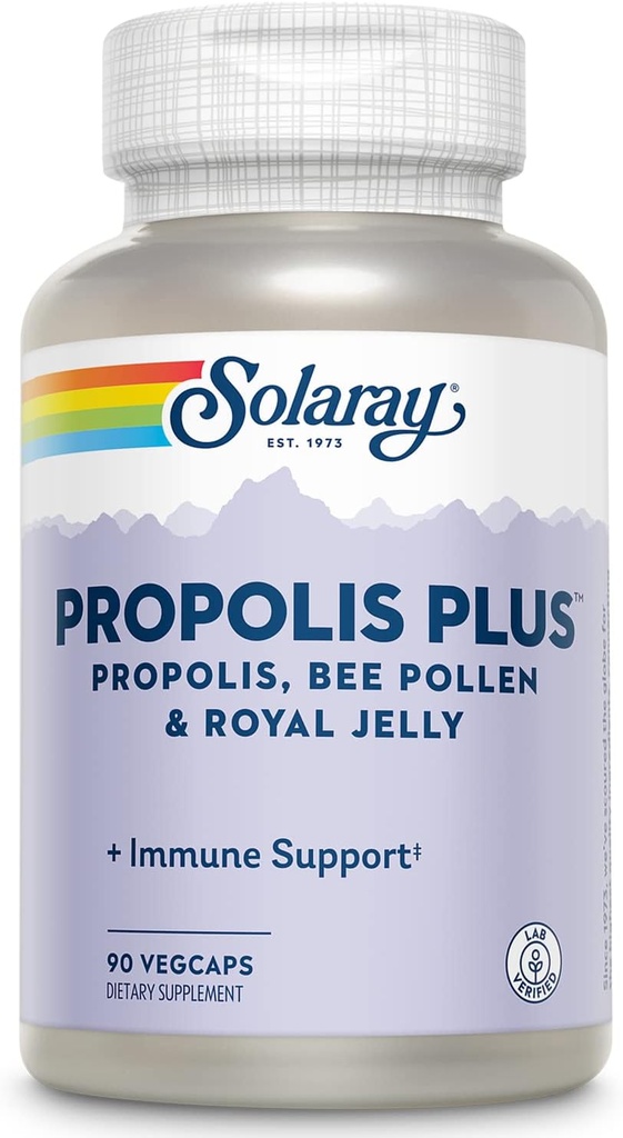 SOLARAY Propolis Plus | Healthy Immune System Support with Propolis, Bee Pollen & Royal Jelly | 90 VegCaps 2
