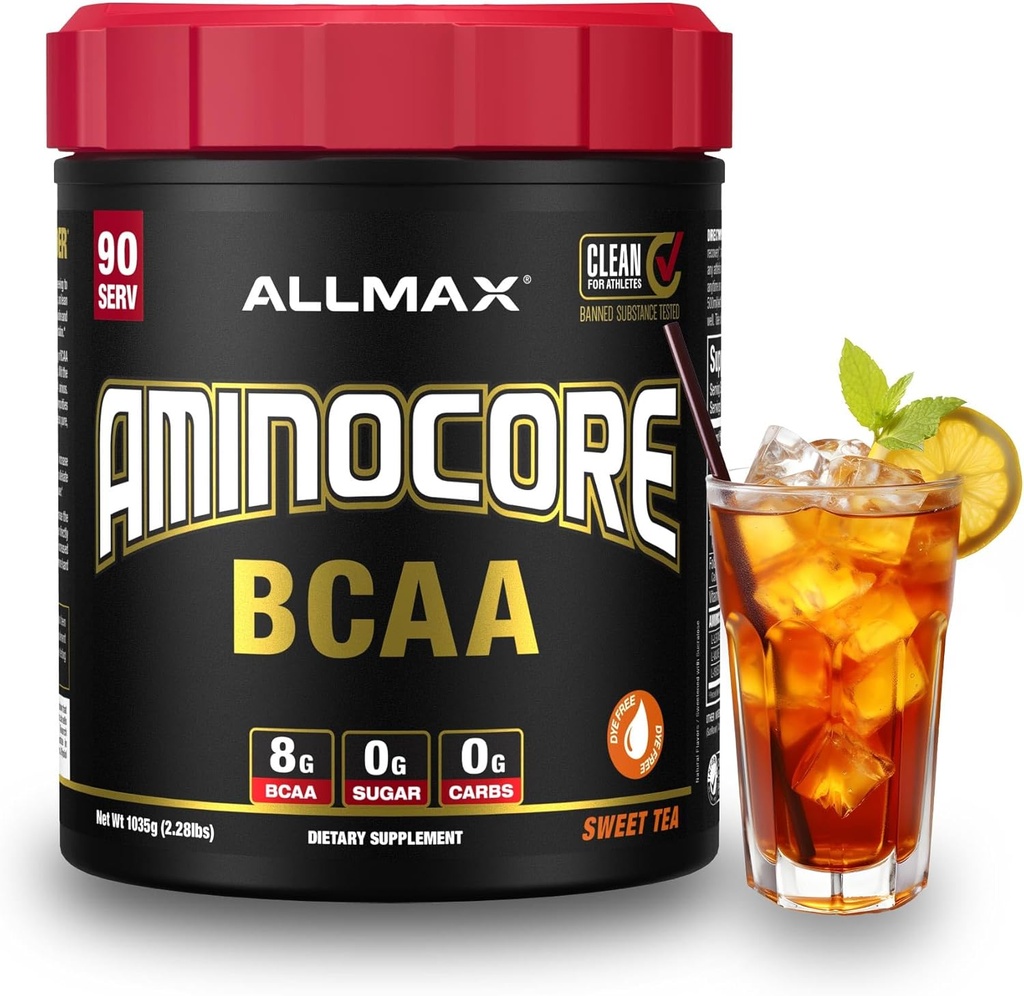 ALLMAX Nutrition AMINOCORE BCAA – 8G BCAAs – 100% Pure Branch Chained Amino Acids – Gluten Free - Pink Lemonade - 315 Gram 5