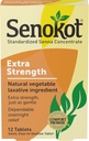 Senokot Extra Strength Natural Vegetable Laxative Ingredient Tablets, Senna Concentrate, Double-strength for Gentle, Overnight Relief From Occasional Constipation, 12 ct 2