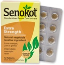 Senokot Extra Strength Natural Vegetable Laxative Ingredient Tablets, Senna Concentrate, Double-strength for Gentle, Overnight Relief From Occasional Constipation, 12 ct 3