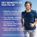 Tesseract NOX Flo SR Nitric Oxide Booster, Vascular Health Supplement, 120 Capsules, Sustained-Release L Citrulline, Coenzyme Q10 & R Lipoic Acid, Circulation & Blood Pressure Support, Hypoallergenic 5