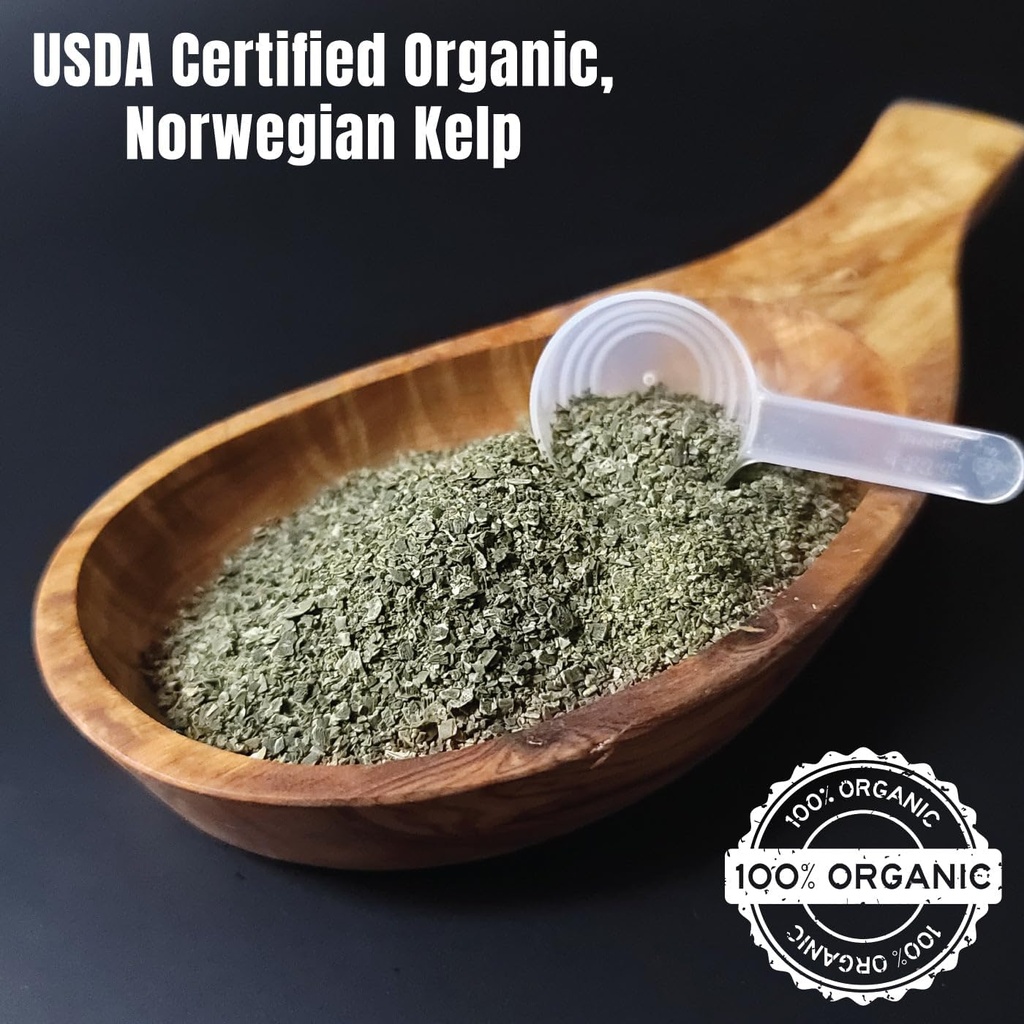 Dogzymes Organic Norwegian Kelp for Pets, a Valuable Nutrition Source Rich in Iodine to Support Gland Function, Especially The Thyroid (12 Ounce) 6