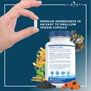 Sea Moss Black Seed Oil Ashwagandha Turmeric Bladderwrack Burdock - with Manuka, Honey Dandelion, ACV Black Pepper Gluten Free - 2-Pack 5