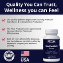 WOW Supplements Magnesium 400 mg Complex - Supplement for Men and Women - Citrate, Aspartate & Magnesium Oxide 400mg - 180 Capsules 5