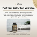 Ginkgo Biloba Alpha GPC Supplement with Panax Ginseng L Tyrosine with L Theanine, Bacopa monnieri, Rhodiola Rosea, Phosphatidylserine, B12, MCT, DMAE - Complex | Made in USA 6