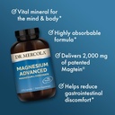 Dr. Mercola Magnesium Advanced - Supports Bone, Joint & Brain Health - Contributes to More Restful Sleep - Non-GMO, Gluten-Free & Soy-Free - 270 Capsules (90 Servings) 6