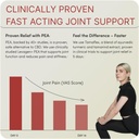 MOVE Fast Acting Joint Supplements | Tamaflex® Turmeric & Tamarind, Levagen®+ PEA Palmitoylethanolamide, Boswellia Serrata, Bioperine® Black Pepper Extract | Joint Support & Mobility | 60 Vegan Caps 4