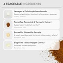 MOVE Fast Acting Joint Supplements | Tamaflex® Turmeric & Tamarind, Levagen®+ PEA Palmitoylethanolamide, Boswellia Serrata, Bioperine® Black Pepper Extract | Joint Support & Mobility | 60 Vegan Caps 6