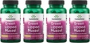 Swanson Green Lipped Mussel (Freeze-Dried) - New Zealand Joint Health & Mobility Supplement - Natural Formula May Support Heart Health & Digestive Function - (60 Capsules, 500mg Each) (4 Pack) 2