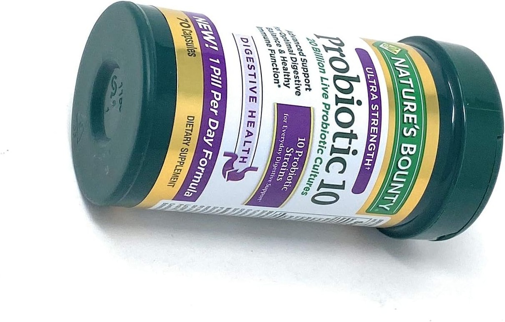 Nature's Bounty Ultra Strength Probiotic 10, 70 Capsules 5