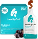 HealthyCell Telomere Length Supplement - Anti-Aging Telomere Lengthening Supplements with Phytonutrients & Vitamins for Cellular Health - AC-11, Astragalus & Resveratrol - 30 Gel Packs, Grape Flavored 2