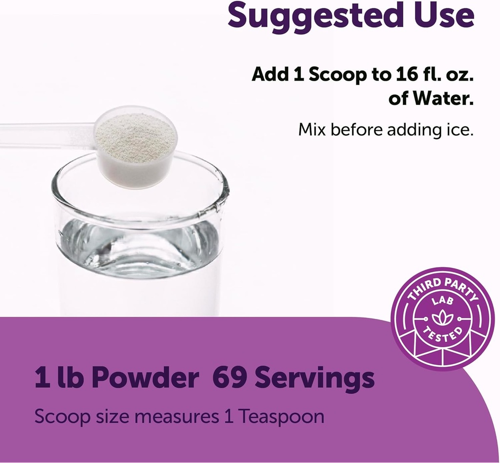 Micro Ingredients Hydration Electrolyte Powder, 1lb (69 Servings) | Keto & No Sugar – High Potassium (1,000mg) with Sweet Concord Grape Flavor & Natural Coconut Water | Non-GMO 5