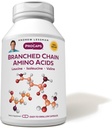 ANDREW LESSMAN Branched Chain Amino Acids 180 Capsules - Pure, Free-Form Essential BCAA Formula: Leucine, Isoleucine and Valine. Hypoallergenic. Easy-to-Swallow Capsules. No Additives. 2