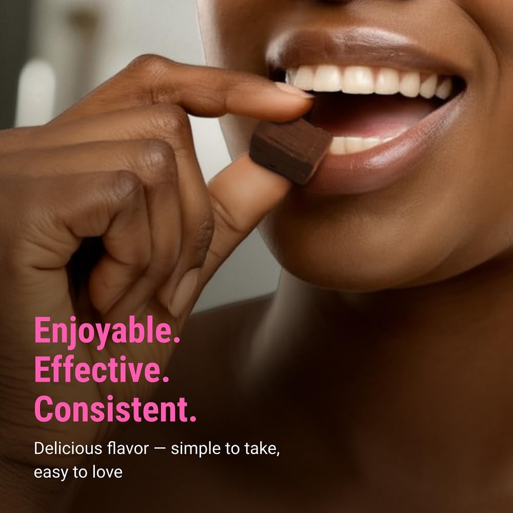 BariatricPal Sugar-Free Calcium Citrate Soft Chews | 500mg with Vitamin D & Probiotics | Belgian Chocolate Caramel | 90 Count (1 Month Supply) 6