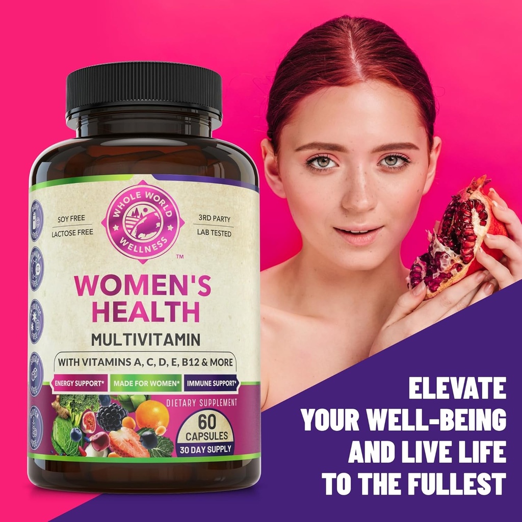Womens Daily Multivitamins & Liver Cleanse Detox Repair Formula (One Bottle Each) - Supports Holistic Wellness, Energy Boost, Focus & Liver Health. Made in The USA. 3