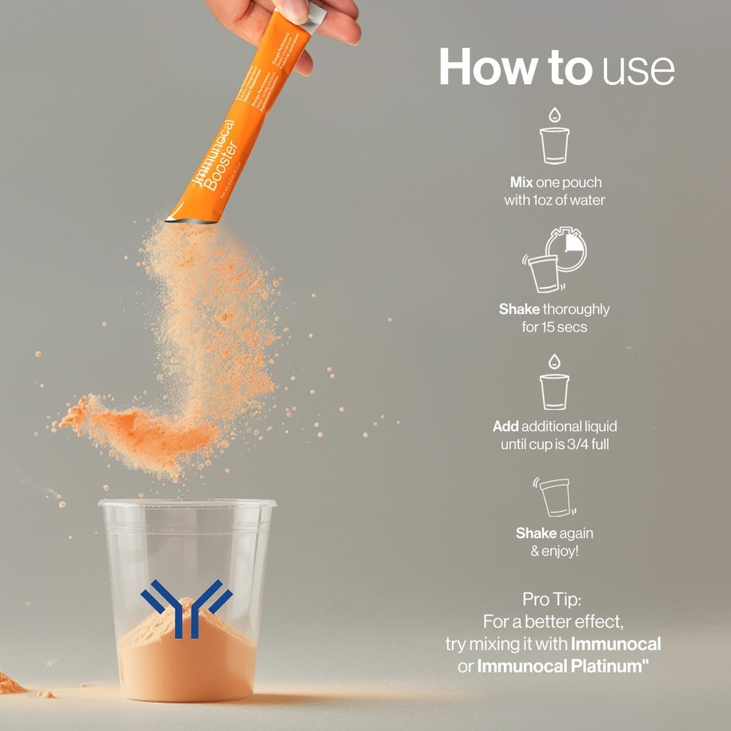 Immunocal Booster Energy Performance – Rapid Energy, 3 Natural Sources of Caffeine (Coffee, Green Tea, Guarana), Nrf2 Activator, Supports Focus + Alertness | Gluten Free, Sugar Free | 30 Servings 4