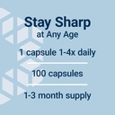 Life Extension Pregnenolone, neurohormone, Promotes Memory Health and Brain Plasticity, Gluten-Free, Non-GMO, 100 Capsules 6