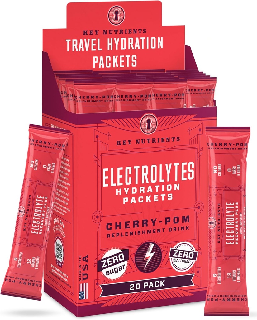 KEY NUTRIENTS Electrolytes Cherry Pom 20's 2