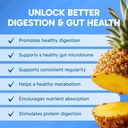 Clinical Effects Digestive Enzymes with Makzyme-Pro - Gut Health Enzyme and Probiotic Supplement to Support Digestion, Nutrient Absorption, Digestive Comfort - 60 Vegan Supplement Capsules - USA Made 4