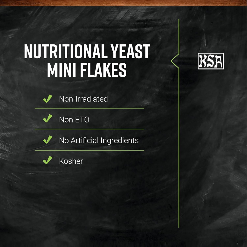 Frontier Co-op Nutritional Yeast Flakes, 1 lb Bulk Bag - Vegan, Fortified, Kosher, Non-Irradiated Seasoning, Dairy-Free Cheese Flavor, Rich in B Vitamins 6