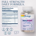 SOLARAY Immufight Maximum Daily Defense, All Day Immune Support, Vitamin C, Vitamin D, Zinc, Probiotics, Monolaurin, Acerola & More, Vegan & Gluten Free, 60 Day Guarantee (180 CT, 60 Serv) 3